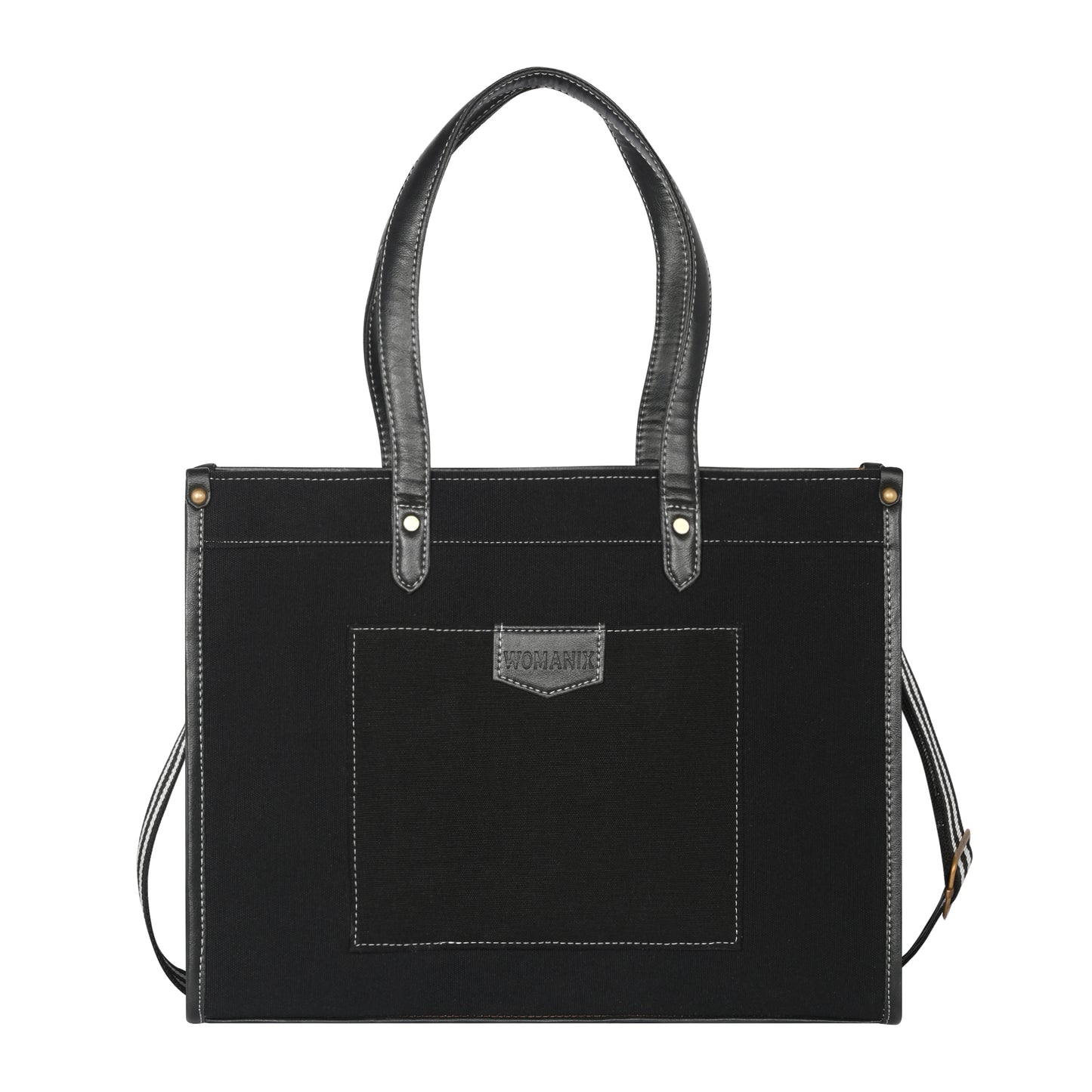 Canvas Laptop Tote Bag 14 inch Casual Briefcase Handbag