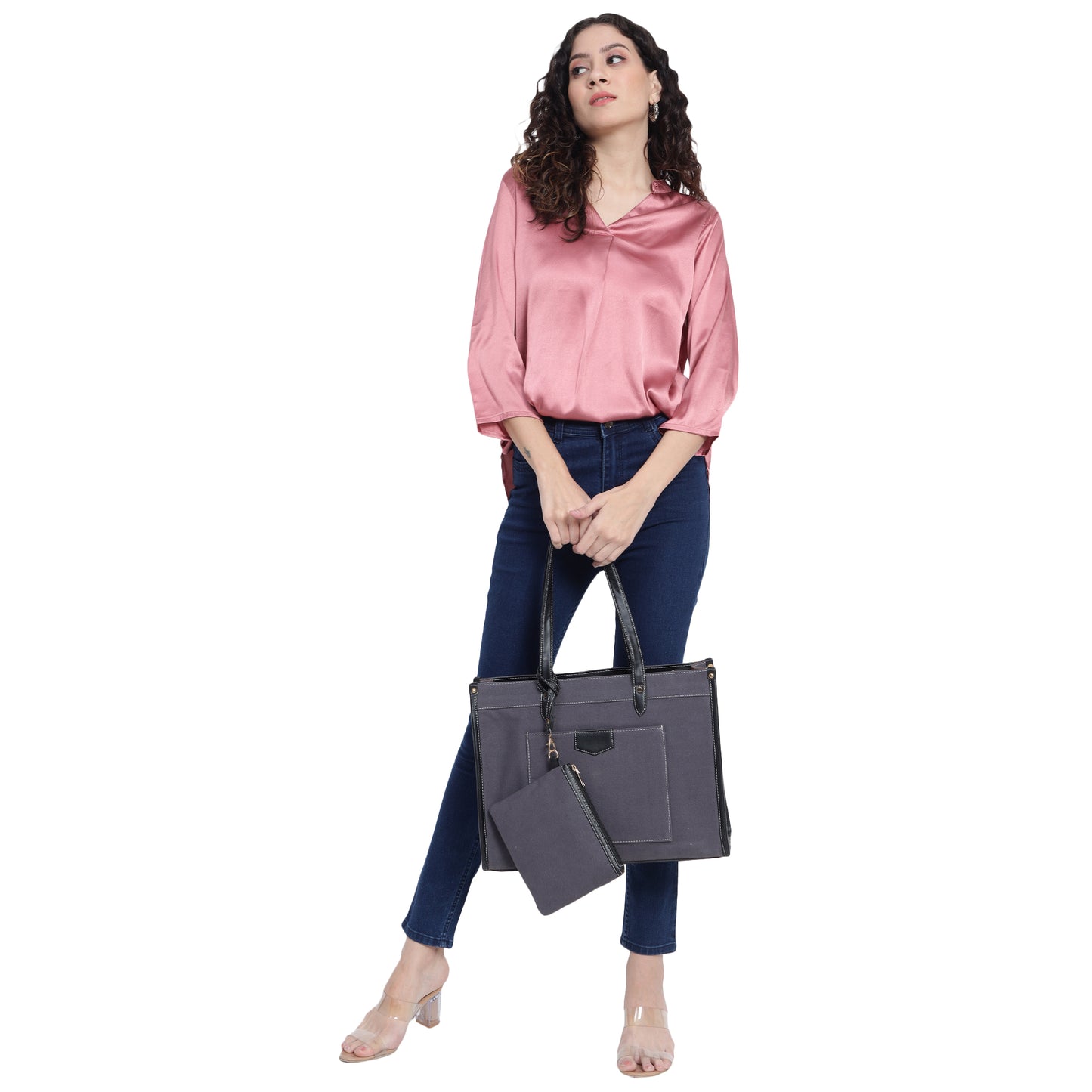 Noir Charm Laptop Tote