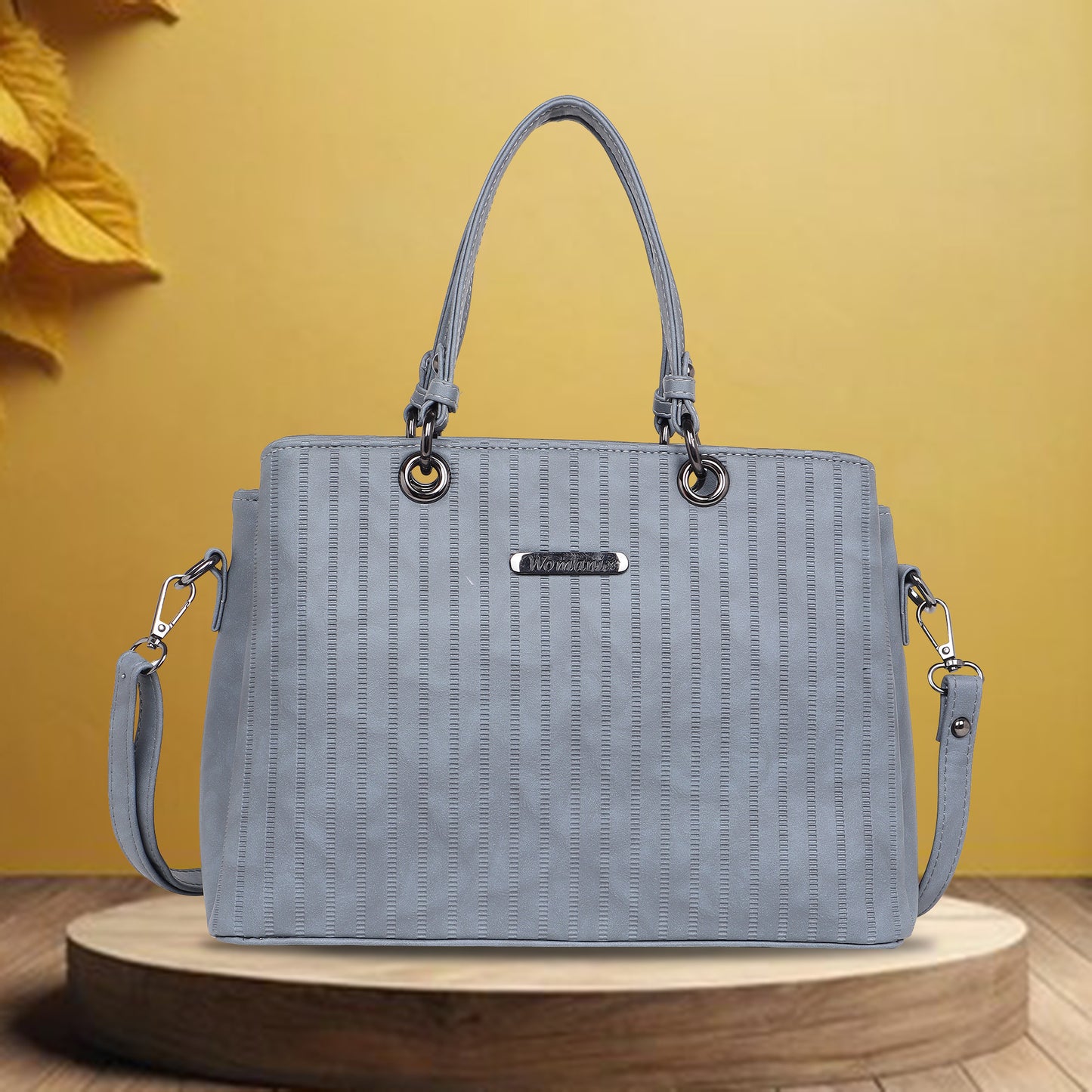 Tri- Compartment Handbag