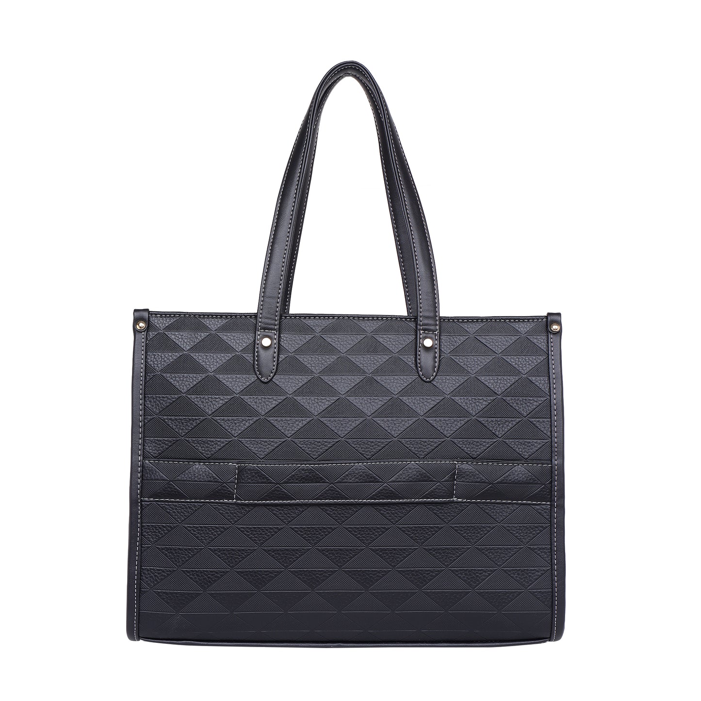 Womanix Laptop Tote Bag PU Laptop Bag 14 inch Work Shoulder Bags Casual Briefcase Handbag for Travel, Office, College (0089)