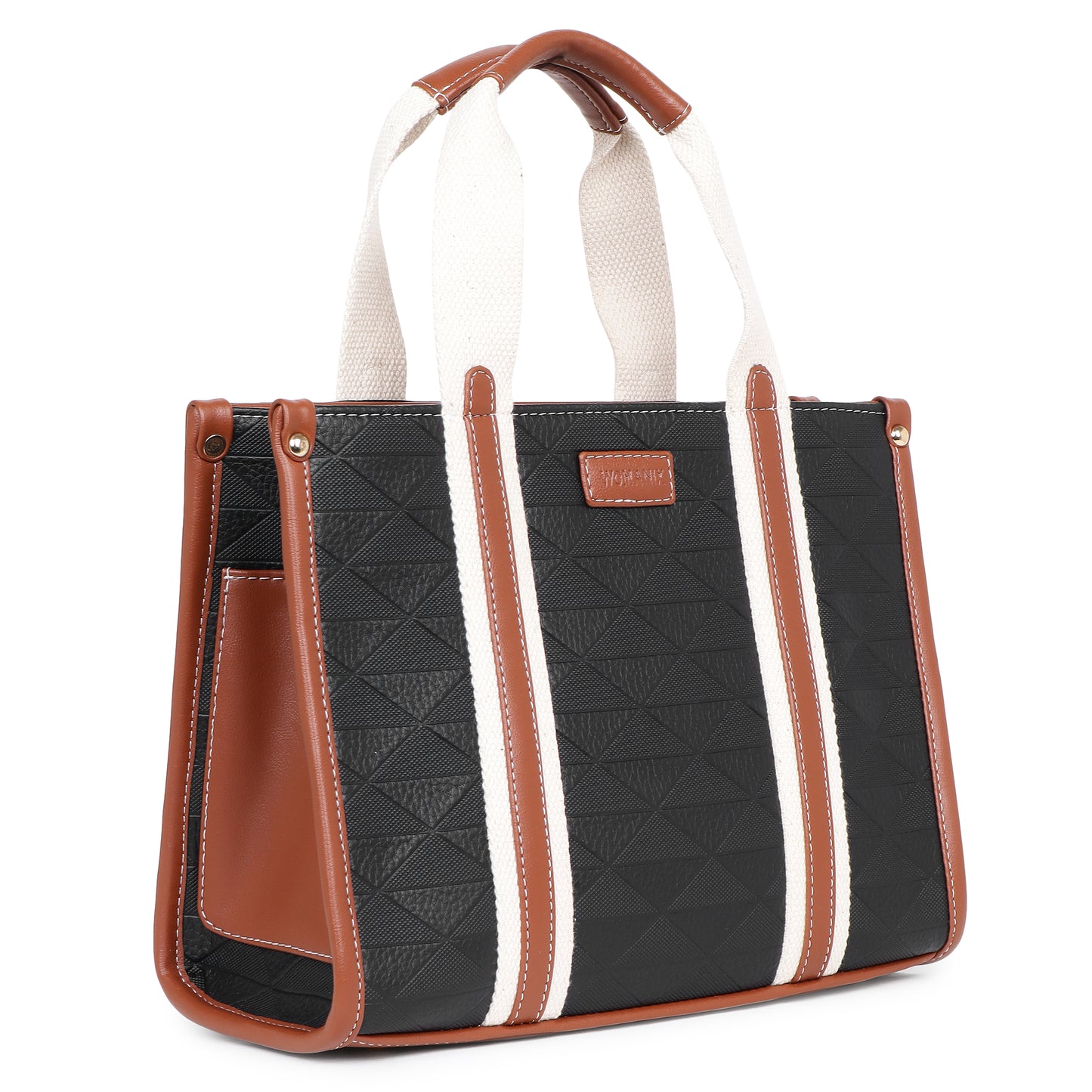Womanix PU Laptop Tote Bags for Women with Front Pocket, Work Bag,15 inch tote for Women, Large Capacity Handbag for Office, School, Travel, Teacher Purse (Beige Tan) (0096)
