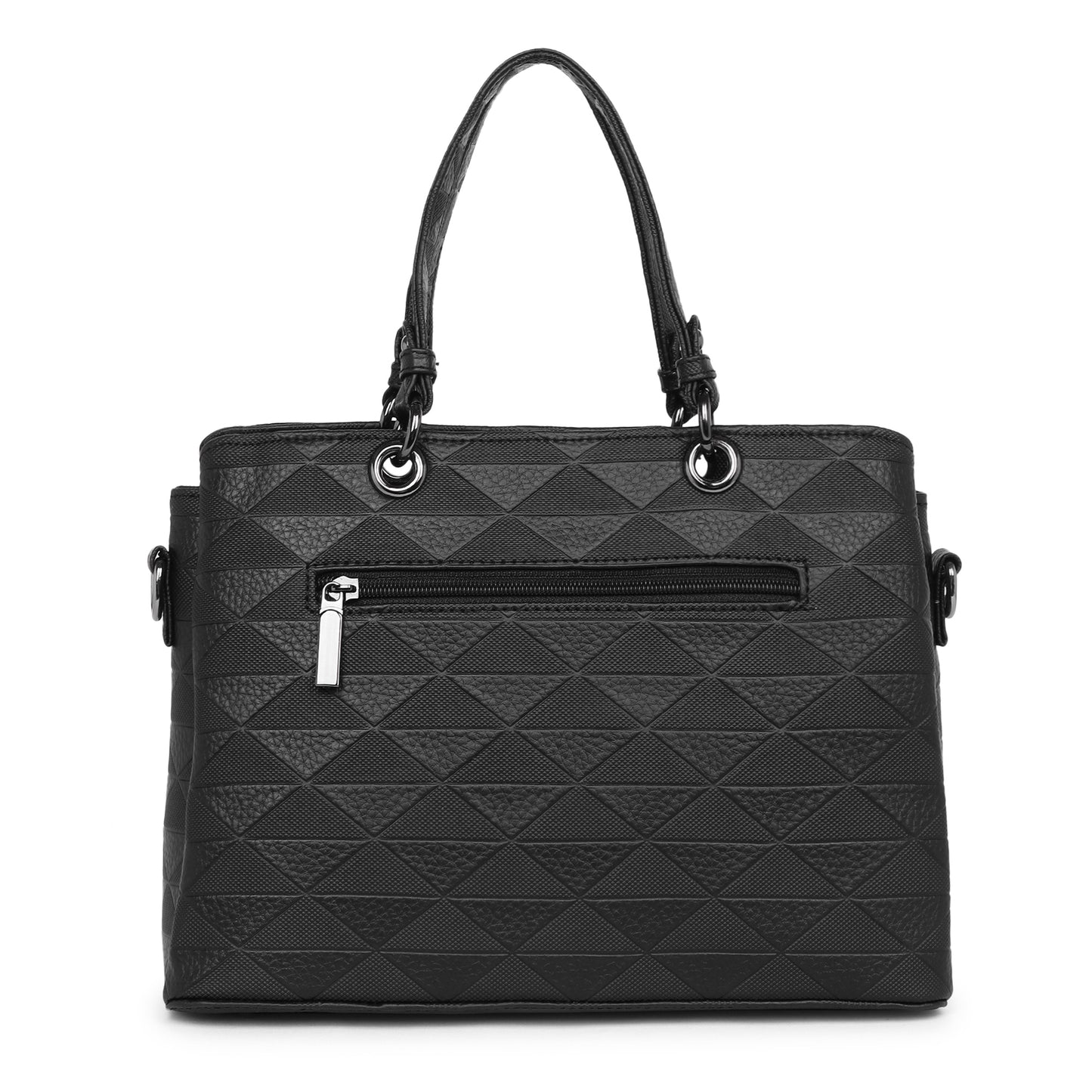 Tri- Compartment Handbag