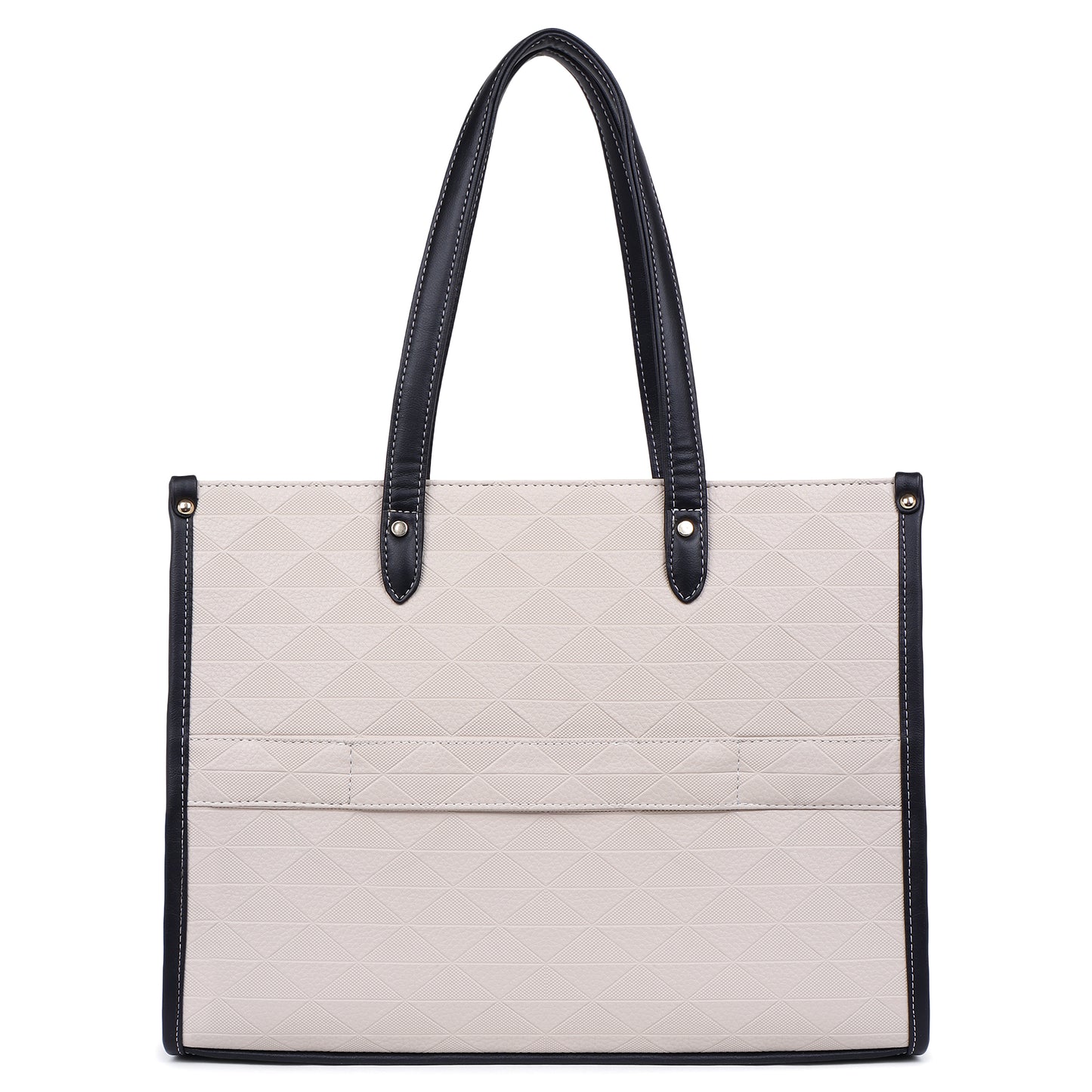 Womanix Laptop Tote Bag PU Laptop Bag 14 inch Work Shoulder Bags Casual Briefcase Handbag for Travel, Office, College (0089)