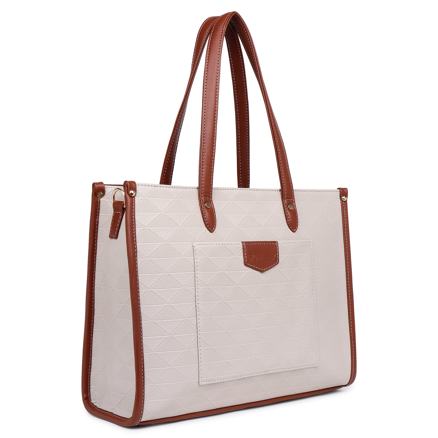 Womanix Laptop Tote Bag PU Laptop Bag 14 inch Work Shoulder Bags Casual Briefcase Handbag for Travel, Office, College (0089)