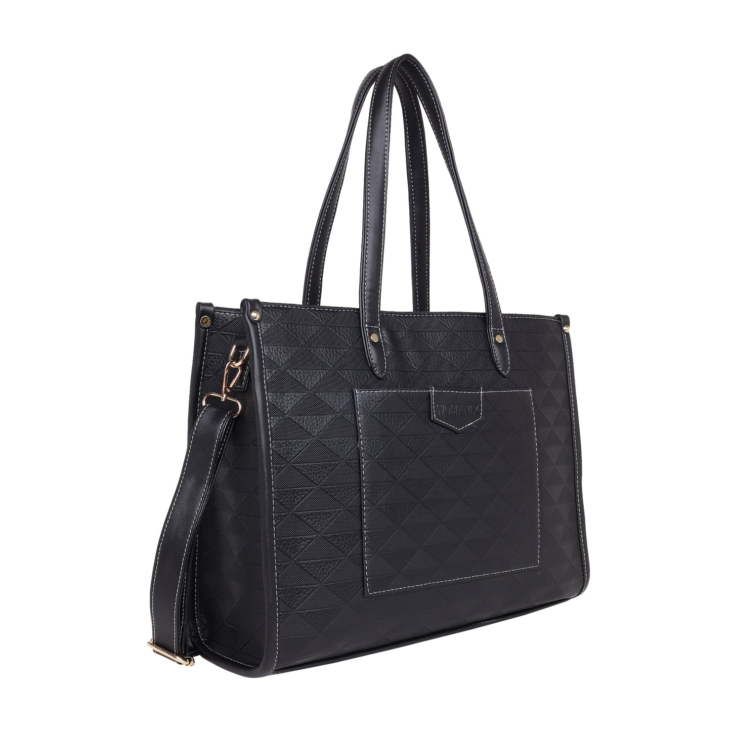 Womanix Laptop Tote Bag PU Laptop Bag 14 inch Work Shoulder Bags Casual Briefcase Handbag for Travel, Office, College (0089)