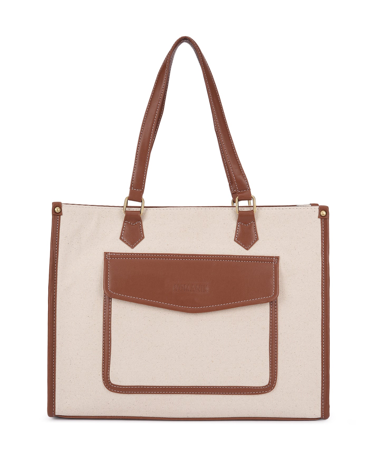 Canvas Laptop Tote Bag 14 Inch Casual Briefcase Handbag