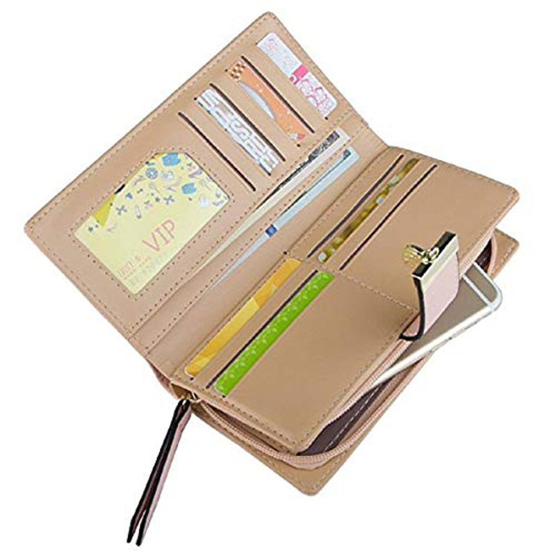 Tri-fold Fashion Card Coin Holder Ladies Wallet