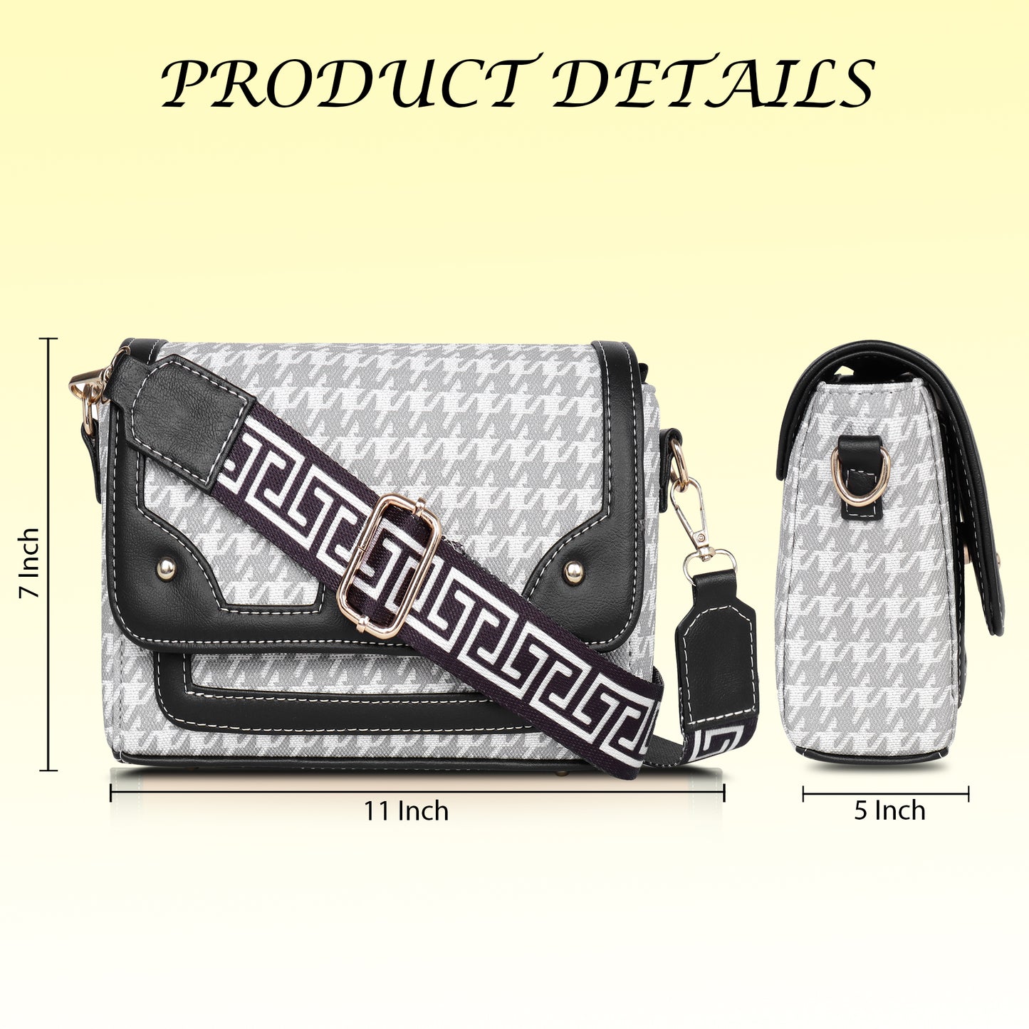 Womanix Crossbody Sling Bag with Adjustable Strap
