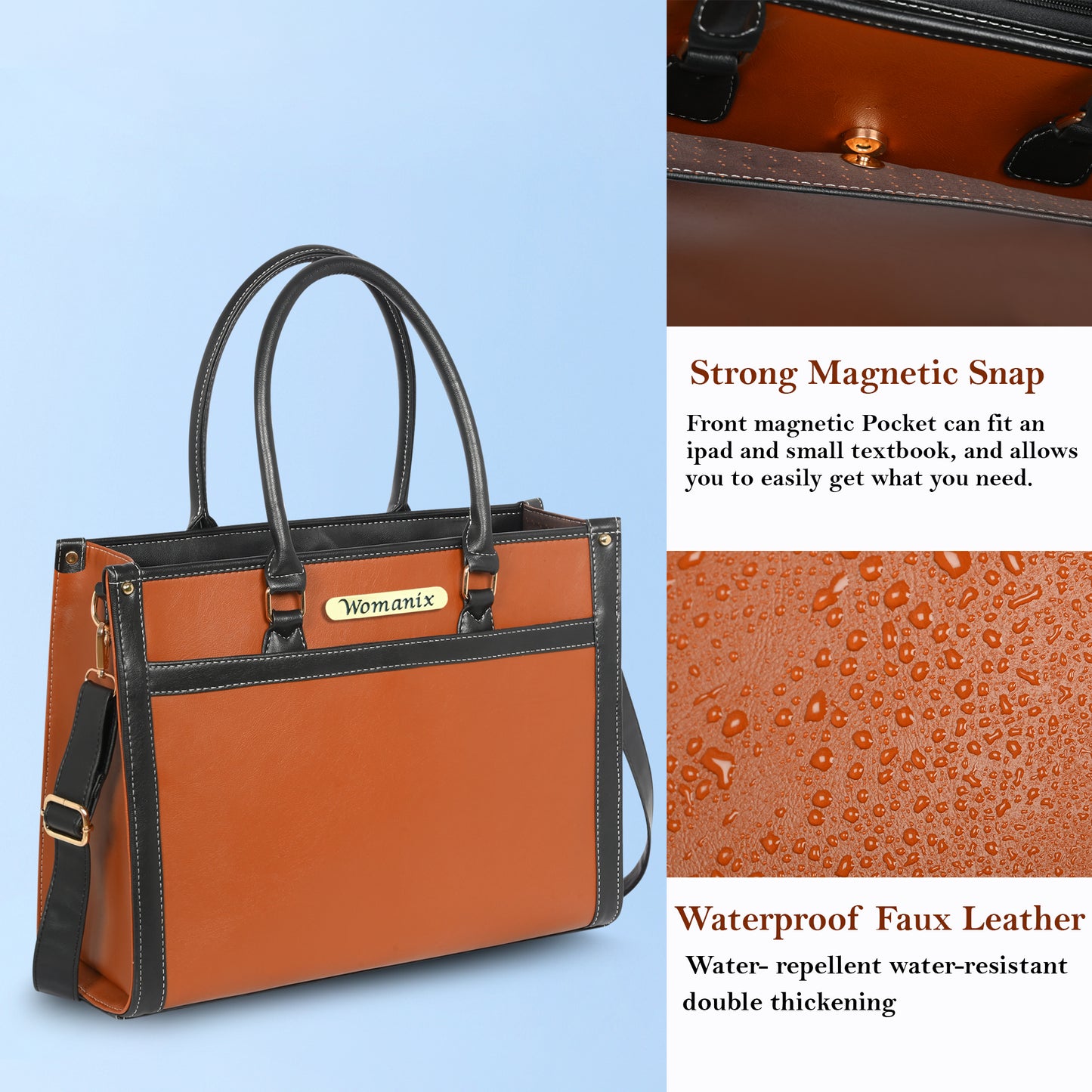 Women Canvas Laptop Tote Bag 14 Inch, College Bag, Office Bags(0073)