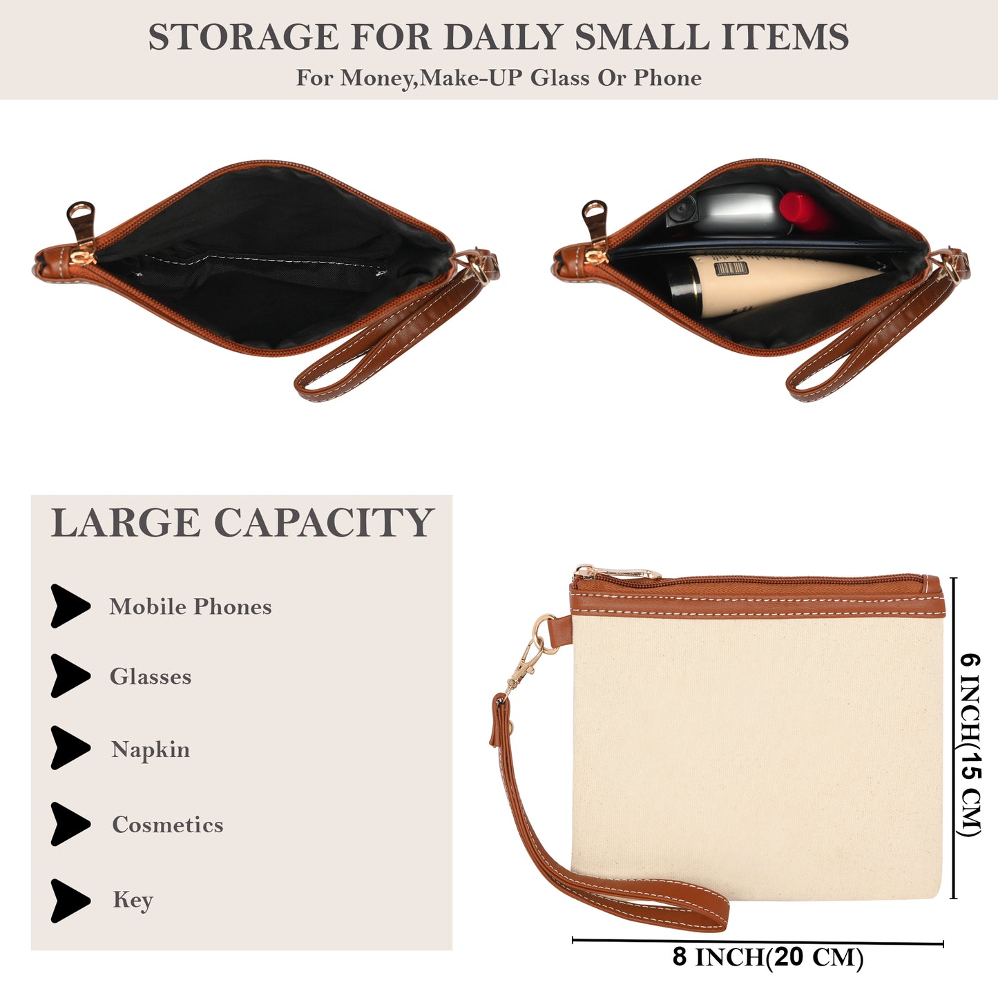 Women Canvas Laptop Tote Bag 14 inch Casual Briefcase Handbag
