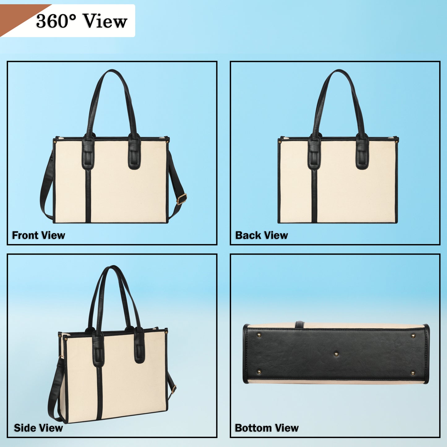 Women PU Laptop Tote bag 15 Inch College Bag Office Bag Briefcase Handbag (0080)