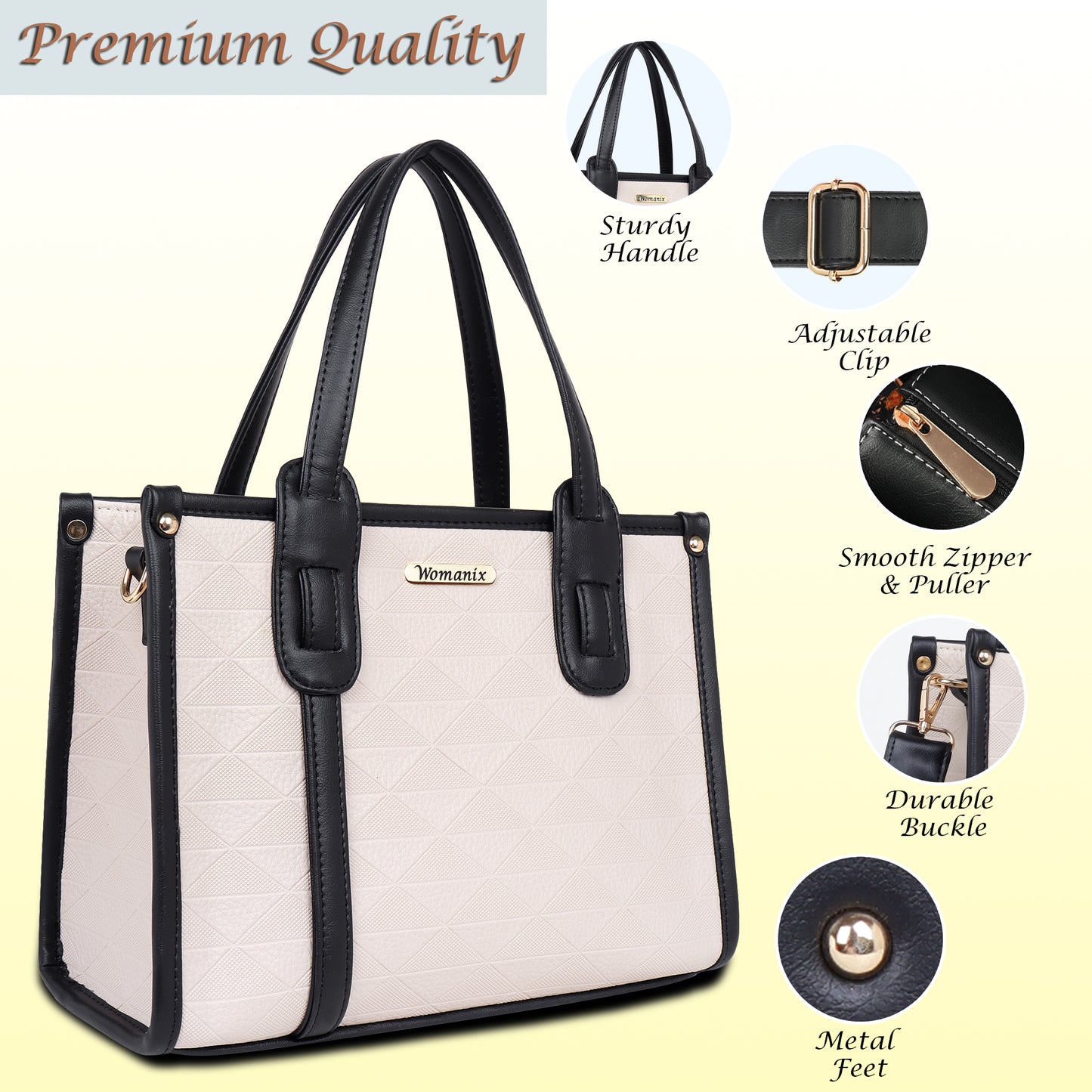 Womanix Purses and Handbags for Women, Tote Shoulder Bag Satchel Purse (95)