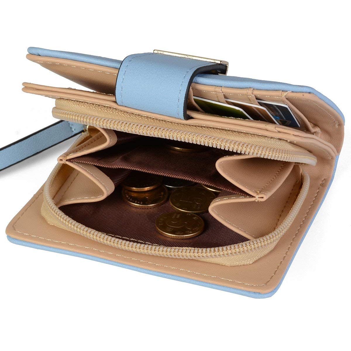 Tri-fold Fashion Card Coin Holder Ladies Wallet Small Size