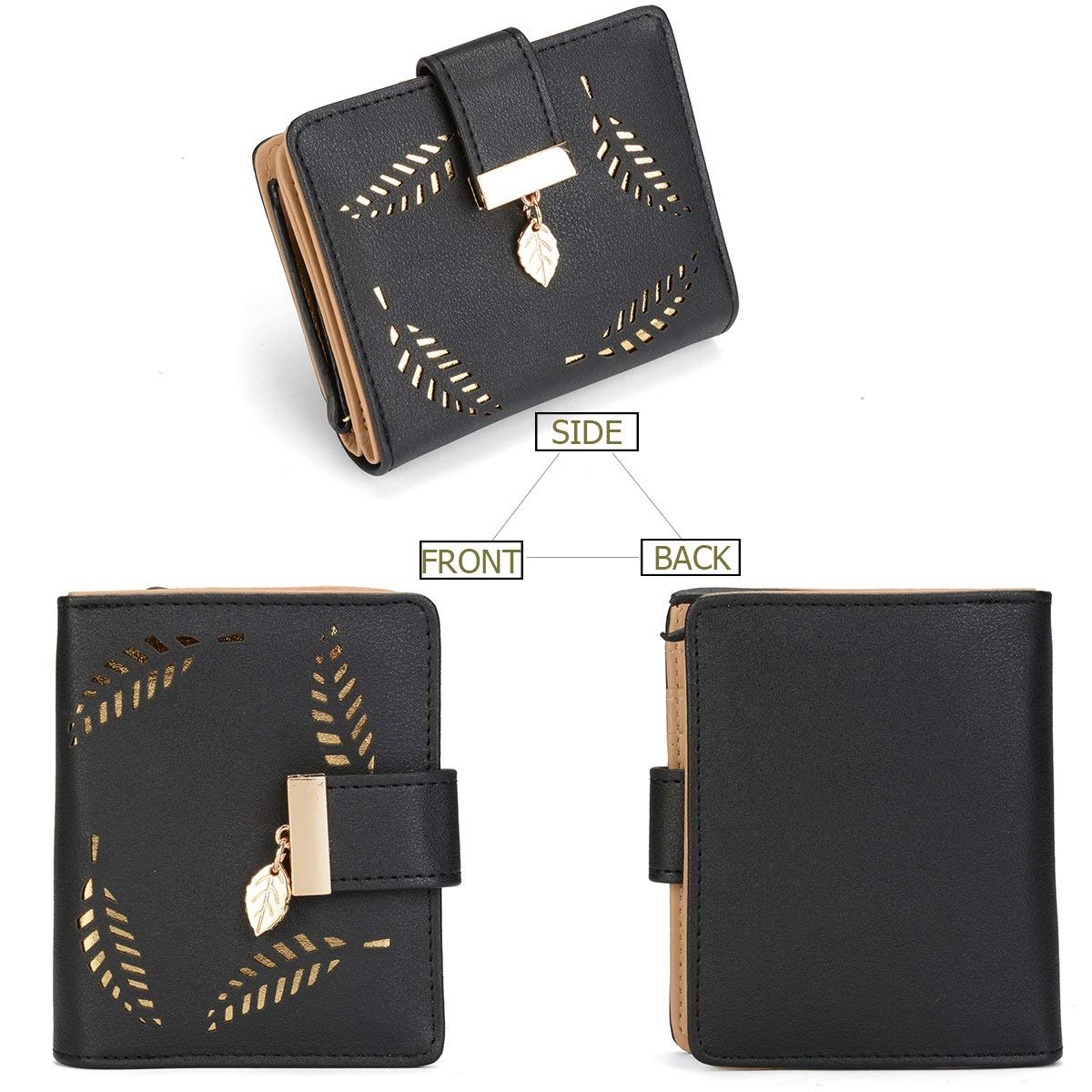 Tri-fold Fashion Card Coin Holder Ladies Wallet Small Size