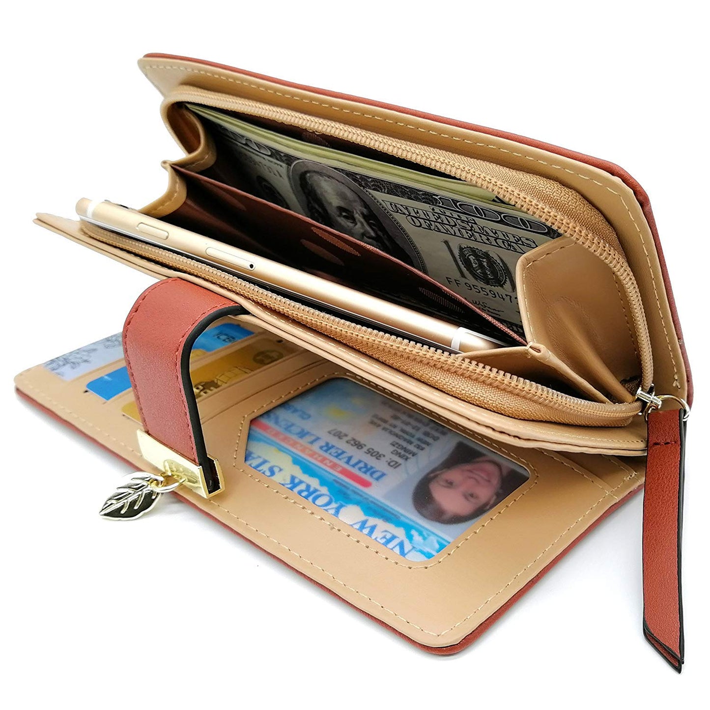Tri-fold Fashion Card Coin Holder Ladies Wallet
