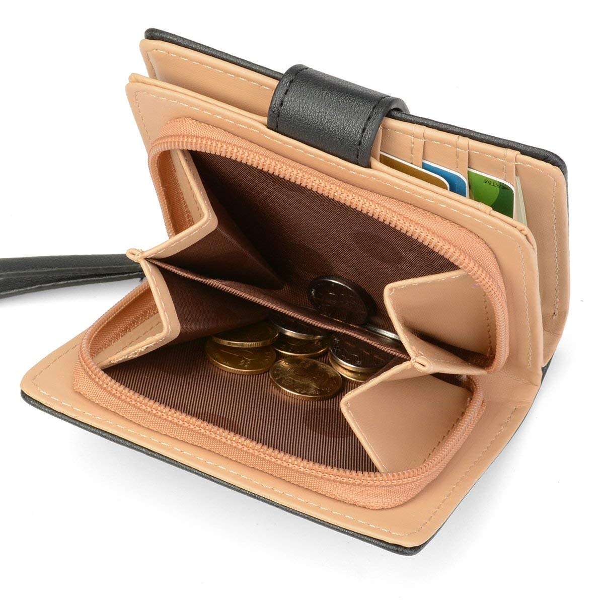 Tri-fold Fashion Card Coin Holder Ladies Wallet Small Size
