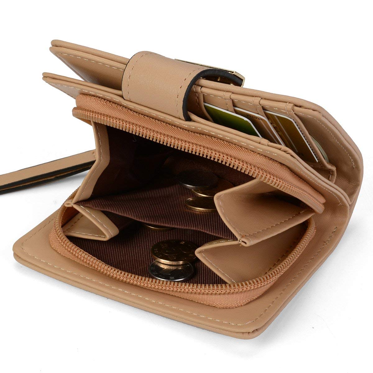 Tri-fold Fashion Card Coin Holder Ladies Wallet Small Size
