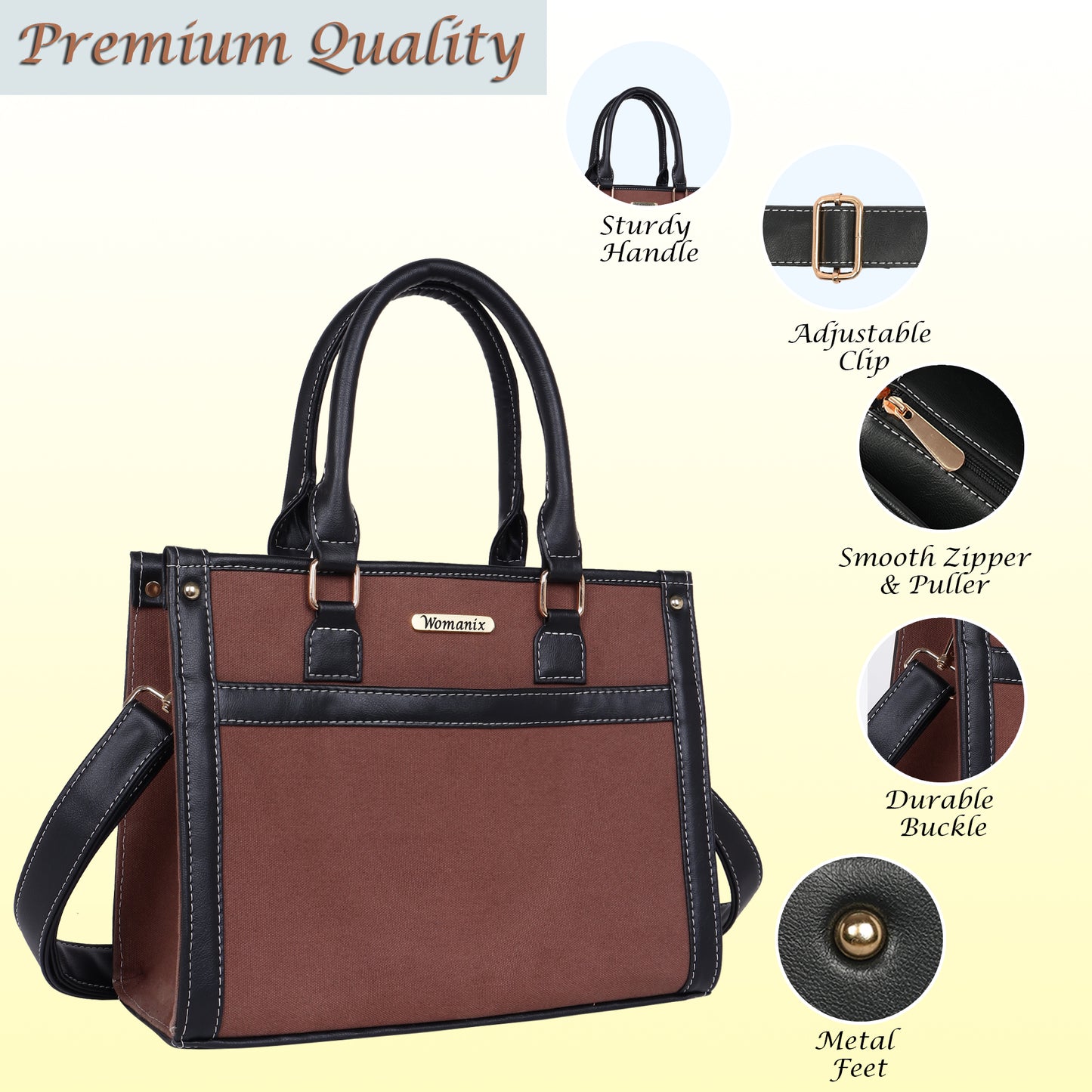 Womanix Purses and Handbags for Women, Tote Shoulder Bag Satchel Purse (97)