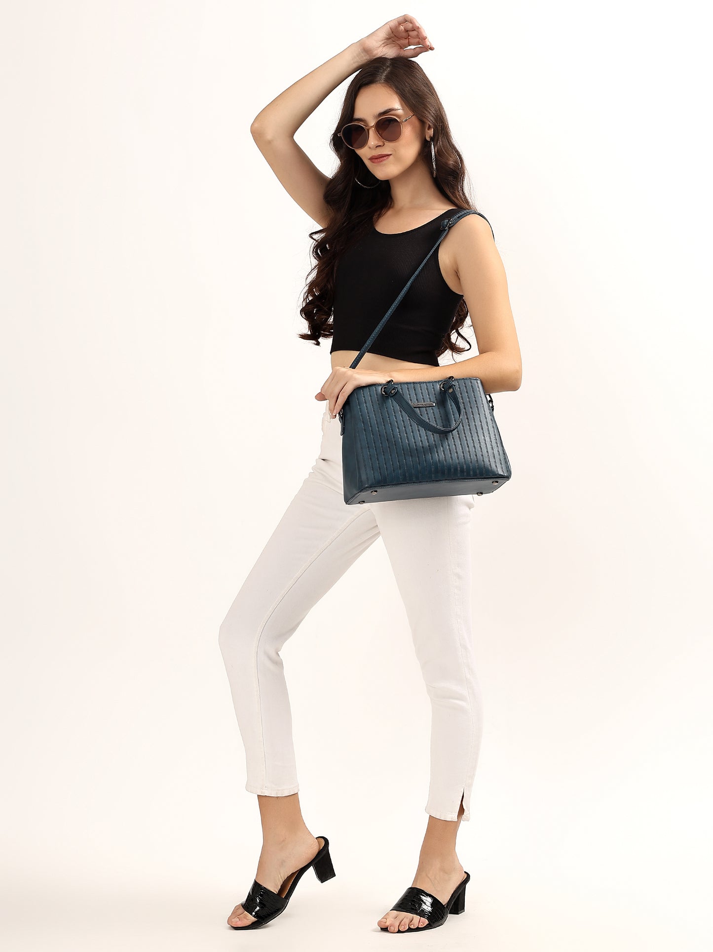 Tri- Compartment Handbag
