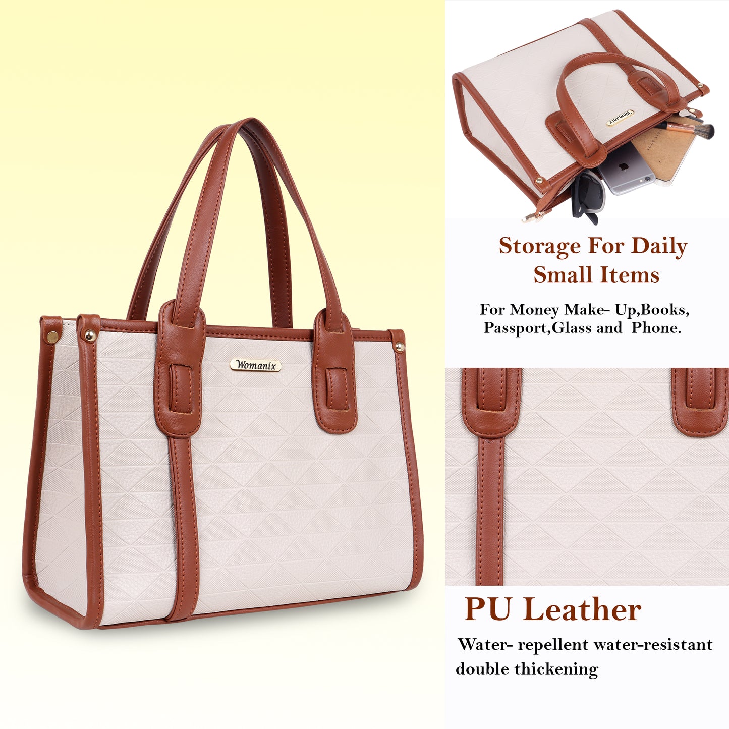 Womanix Purses and Handbags for Women, Tote Shoulder Bag Satchel Purse (95)