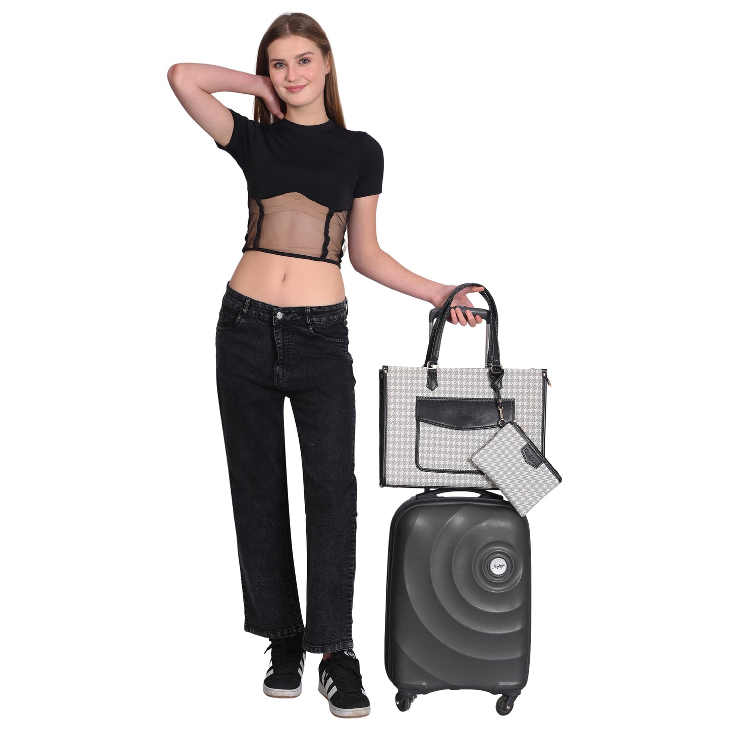 Women PU Laptop Tote bag 15 Inch College Bag Office Bag Briefcase Handbag (0077)