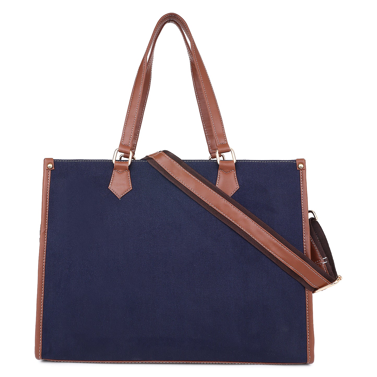 Canvas Laptop Tote Bag 14 Inch Casual Briefcase Handbag