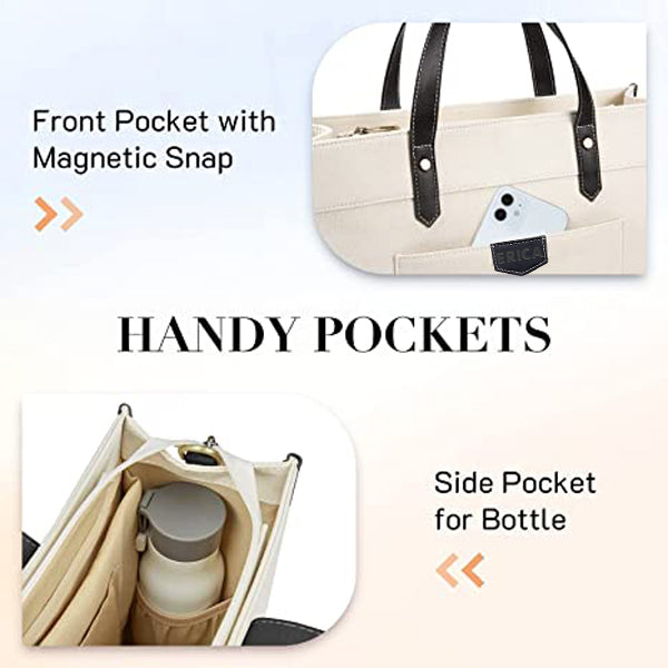 Noir Charm Laptop Tote