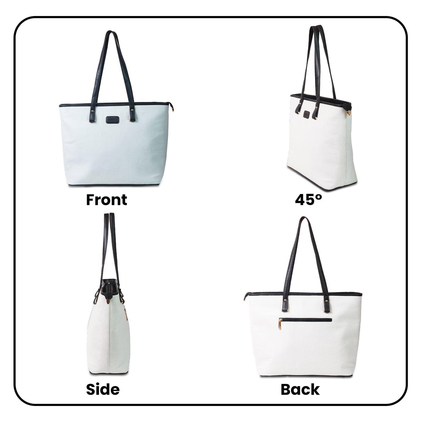 Womanix Canvas Laptop Tote Bag 14 inch Handbag