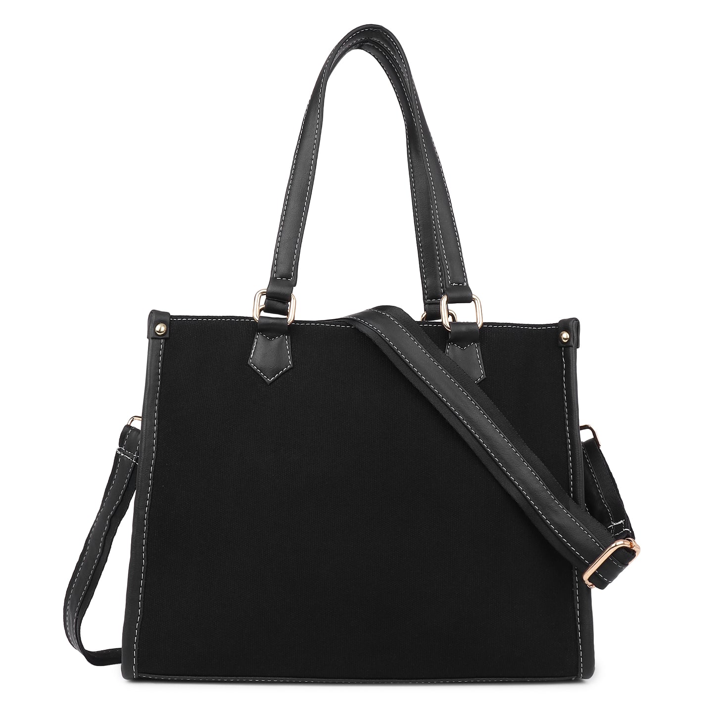 Canvas Laptop Tote Bag 12 inch, Casual Small Briefcase Handbag