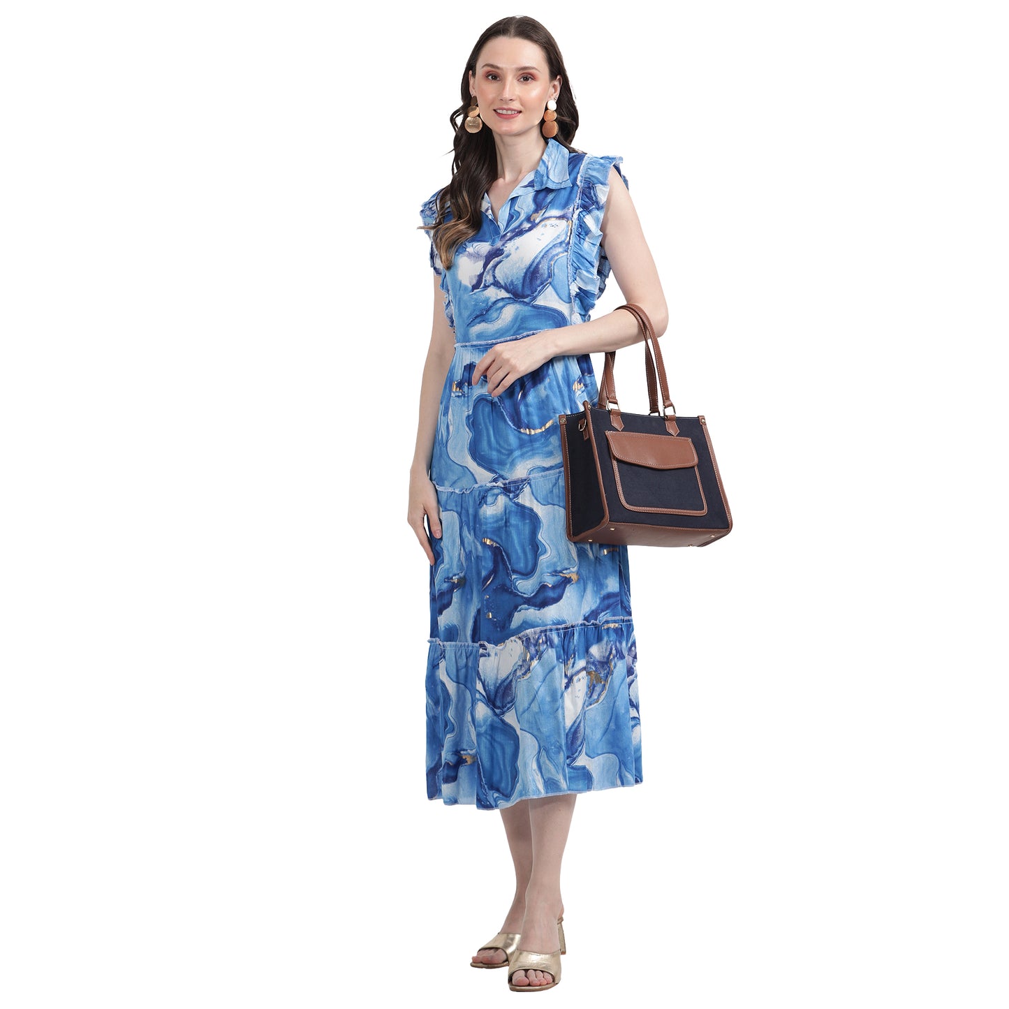 Canvas Laptop Tote Bag 12 inch, Casual Small Briefcase Handbag