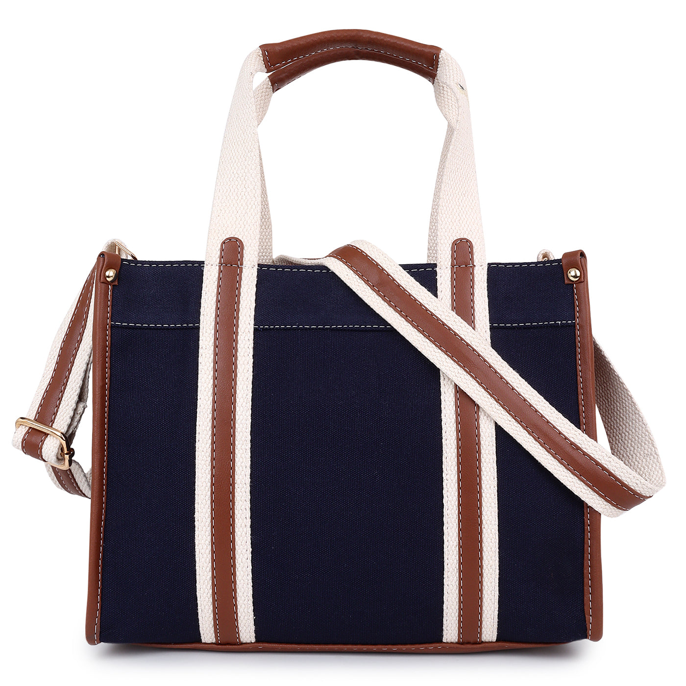 Canvas Laptop Tote Bag 12 inch Casual Small Briefcase Handbag
