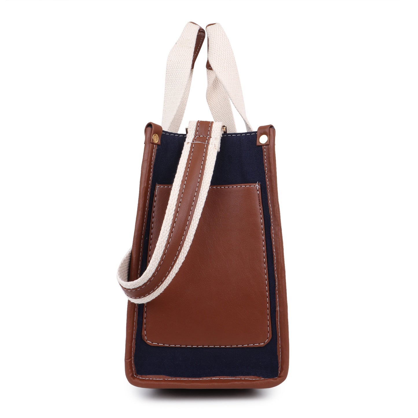 Canvas Laptop Tote Bag 12 inch Casual Small Briefcase Handbag