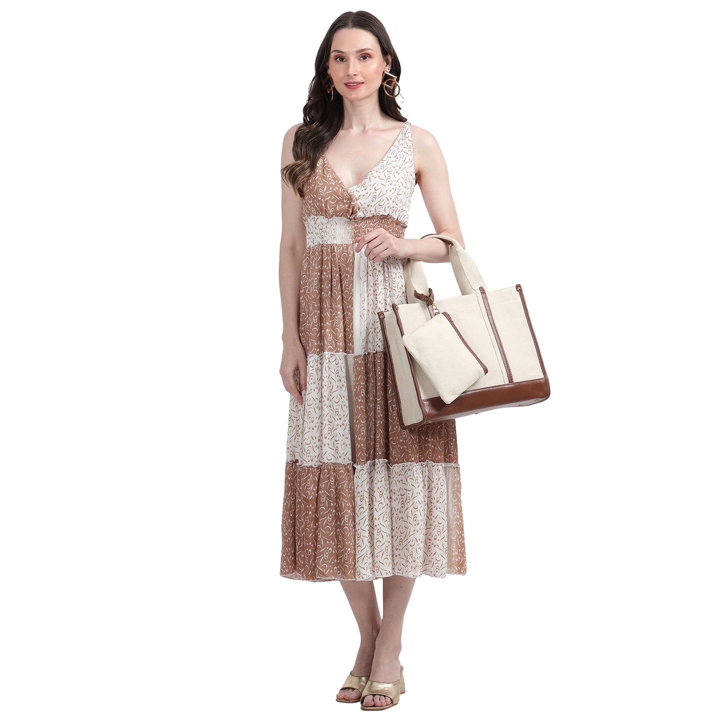 Canvas Laptop Tote Bag 14 inch Casual Briefcase Handbag