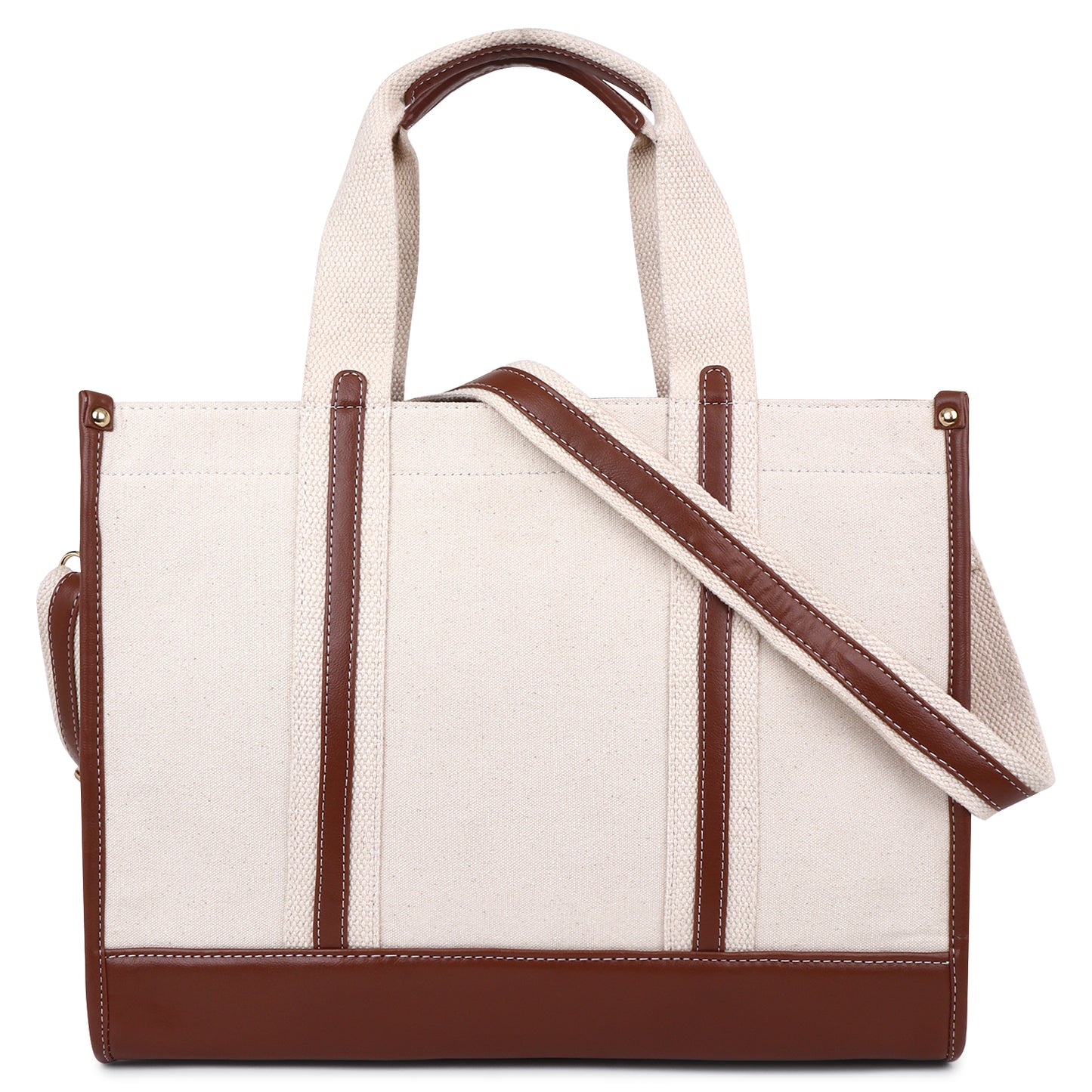 Canvas Laptop Tote Bag 14 inch Casual Briefcase Handbag