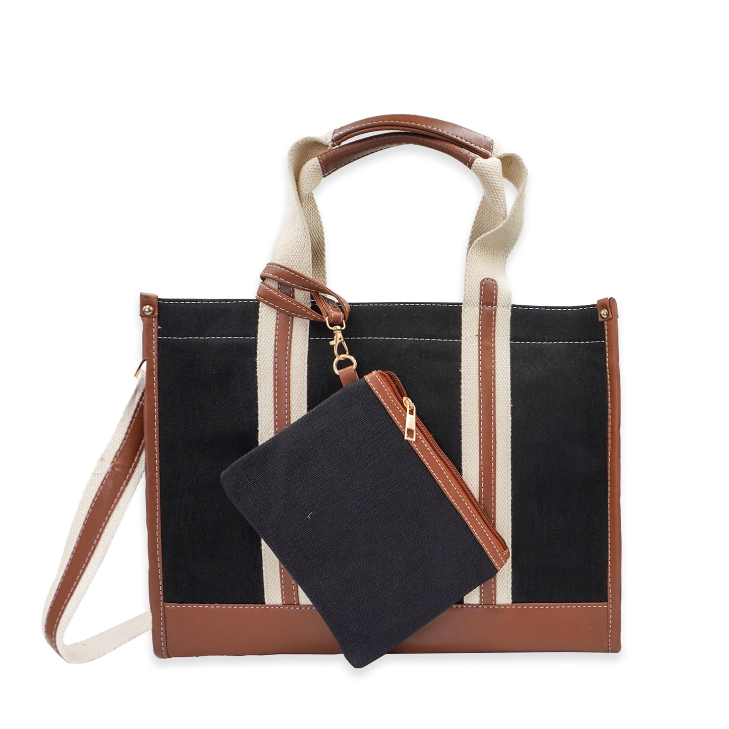 Canvas Laptop Tote Bag 14 inch Casual Briefcase Handbag