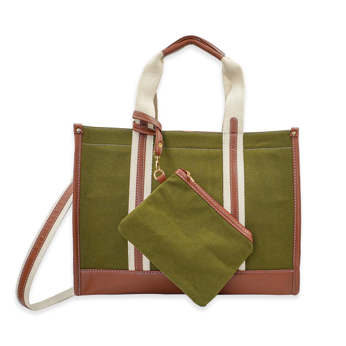 Canvas Laptop Tote Bag 14 inch Casual Briefcase Handbag