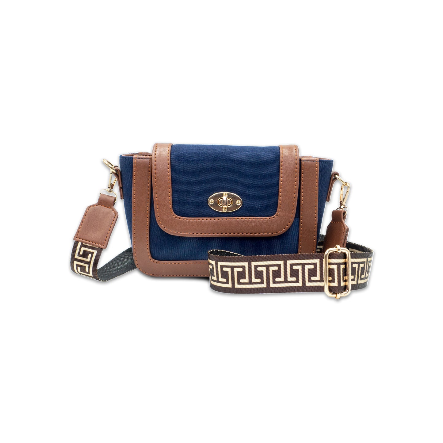 Canvas Shoulder Sling Bag with Adjustable Strap, Small Trendy Sling Crossbody Bag