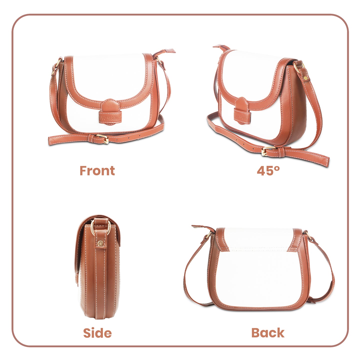 Womanix Canvas Sling Bag, Shoulder Bag with Adjustable Strap
