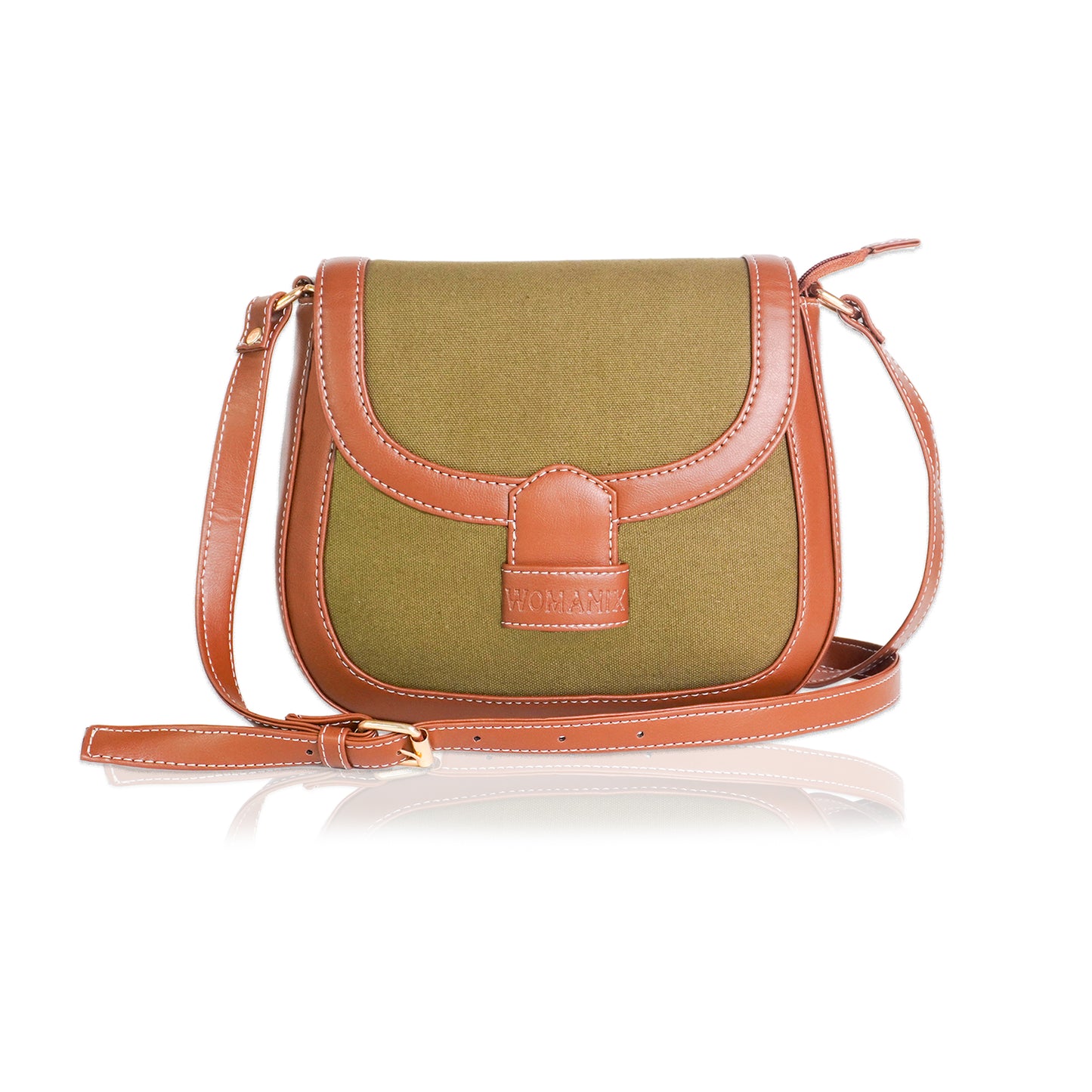 Womanix Canvas Sling Bag, Shoulder Bag with Adjustable Strap