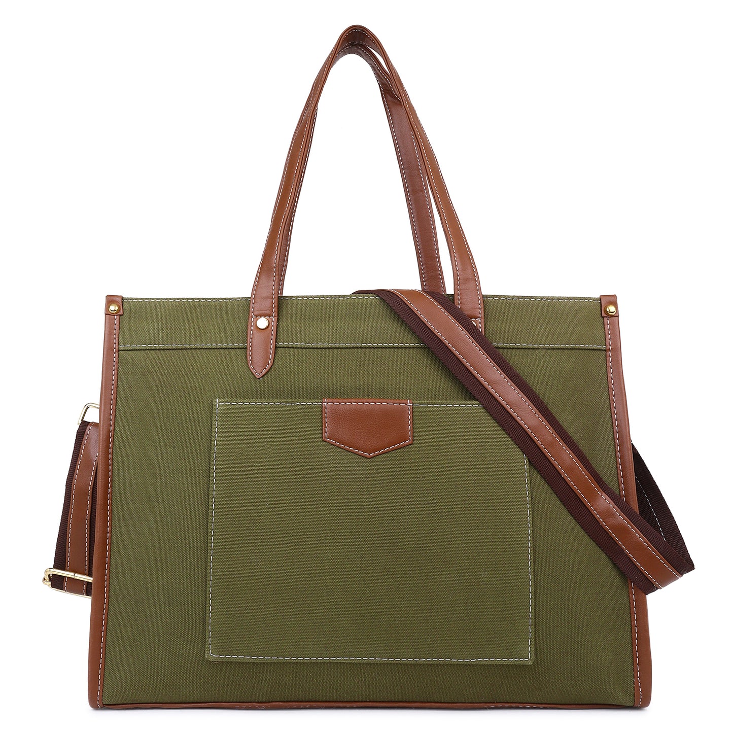 Canvas Laptop Tote Bag 14 inch Casual Briefcase Handbag