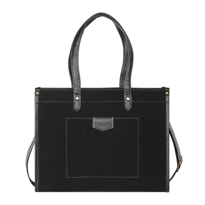 Canvas Laptop Tote Bag 14 inch Casual Briefcase Handbag