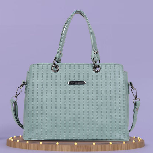 Tri- Compartment Handbag