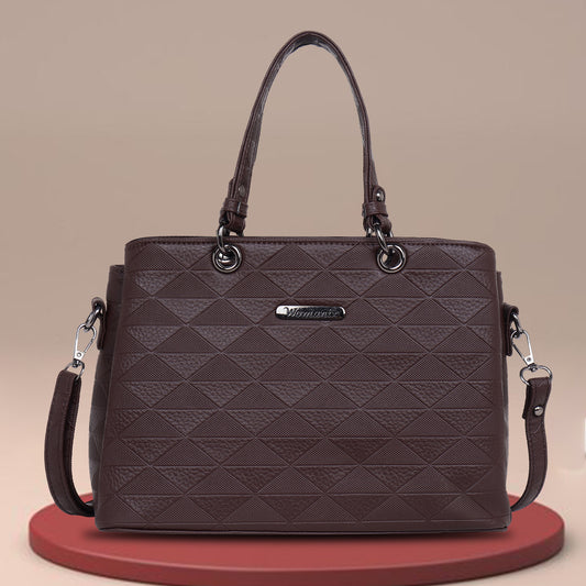 Tri- Compartment Handbag