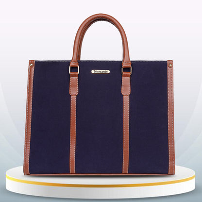 Womanix Canvas Tote Bag for Women | Fits Upto 14" Laptop Bag | Ladies Purse Handbags(92)
