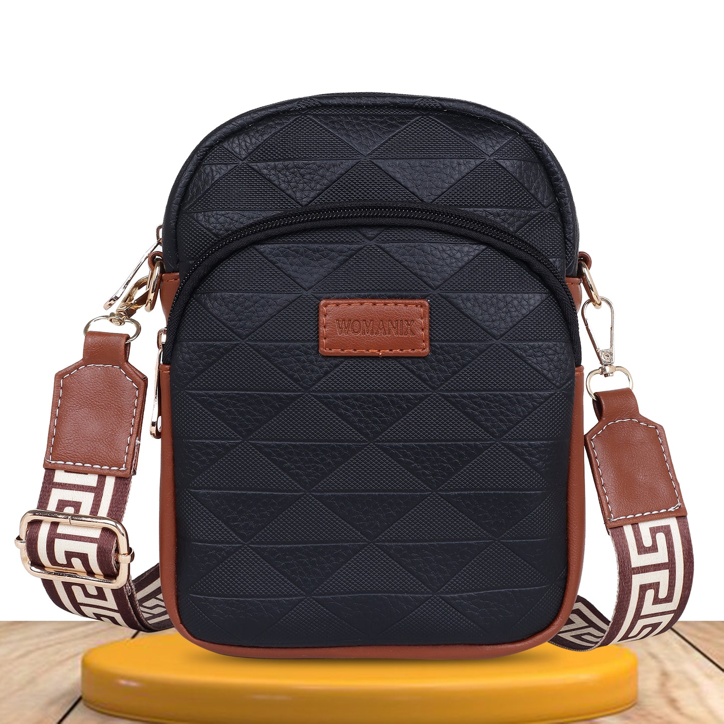 Womanix Small Crossbody Cell Phone Bag for Women, Mini Over Shoulder Handbag Purse Women’s Mobile Sling Bag with Holder Wallet. (0106)