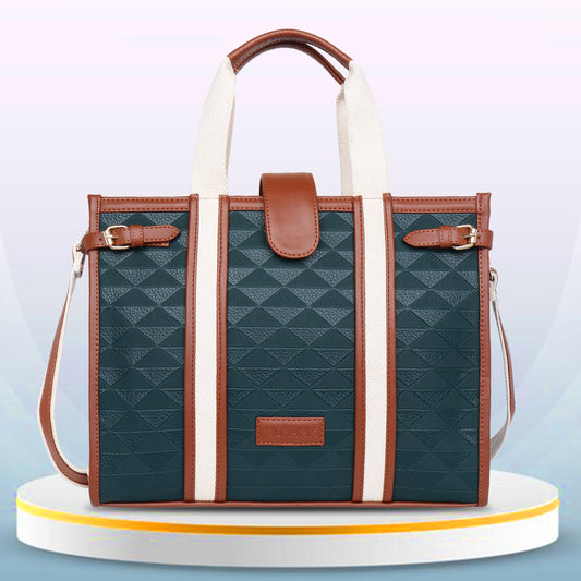 Womanix PU Laptop Tote Bags for Women, Work Bag, 15 inch tote for Women(90)