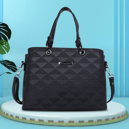 Tri- Compartment Handbag