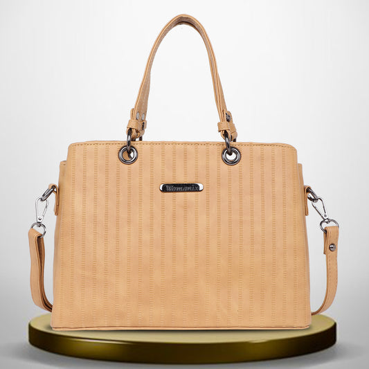 Tri- Compartment Handbag
