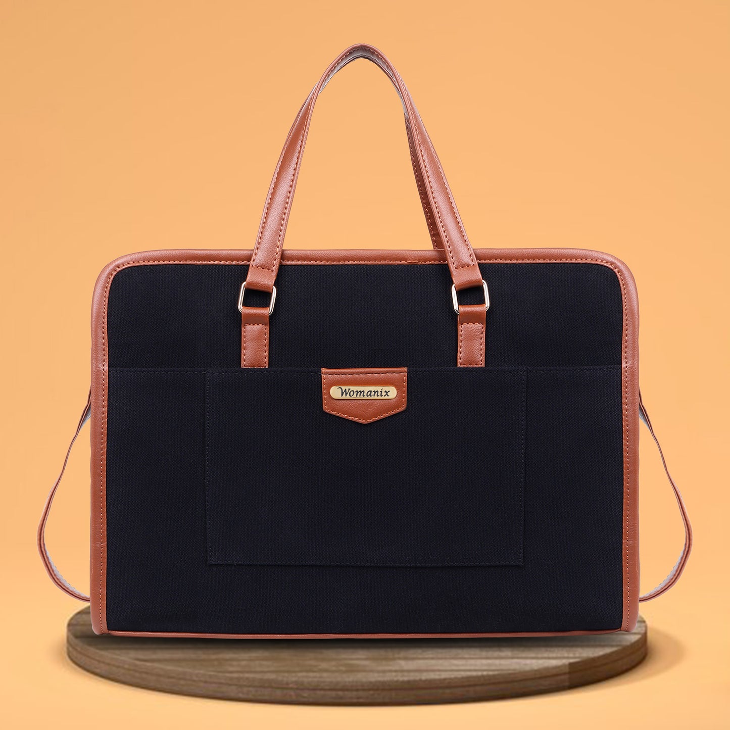 Women Faux Leather Laptop Tote Bag, Briefcase Business Bag 14" Laptop Bag (0087)