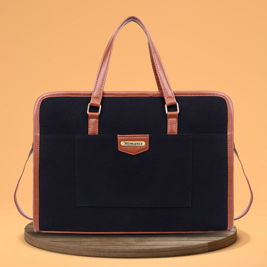 Women Faux Leather Laptop Tote Bag, Briefcase Business Bag 14" Laptop Bag (0087)